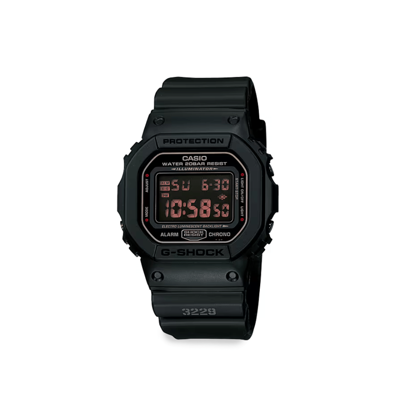 Casio Relogio G-SHOCK DW-5600MS-1DR Preto Sint